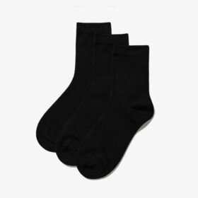 3 Psck Crew Black Socks 3 Psck Crew Black Socks
