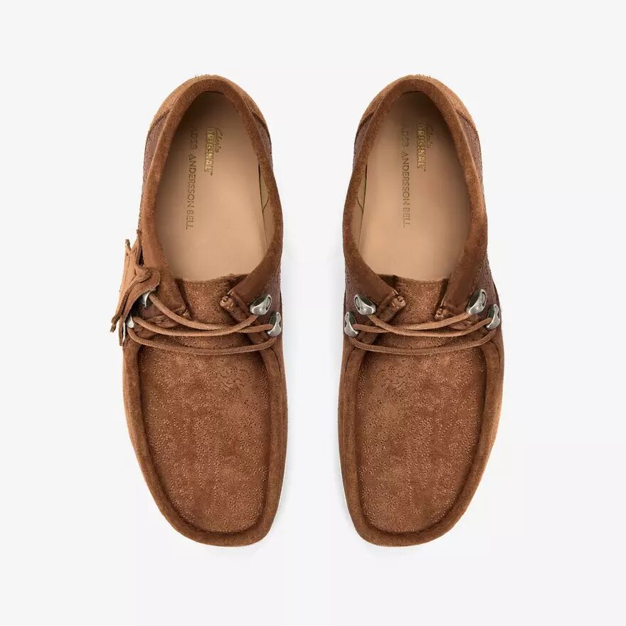 Andersson Bell X Wallabee Tan Embroidery Andersson Bell X Wallabee Tan Embroidery