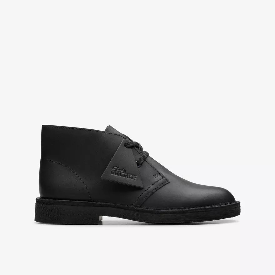 Boys Desert Boot Older Black Leather Boots Us Boys Desert Boot Older Black Leather Boots Us