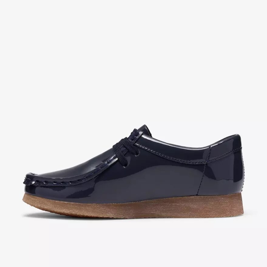 Boys Wallabee Big Kid Navy Patent Wallabees Boys Wallabee Big Kid Navy Patent Wallabees