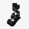 Interest Crew Dark Grey Socks