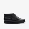 Kids Wallabee Boot Older Black Leather Wallabee Kids Wallabee Boot Older Black Leather Wallabee