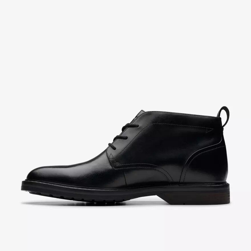 Men’s Aldwin Chukka Black Leather Boots Us Men’s Aldwin Chukka Black Leather Boots Us