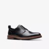 Men’s Aldwin Lace Black Leather Oxfords