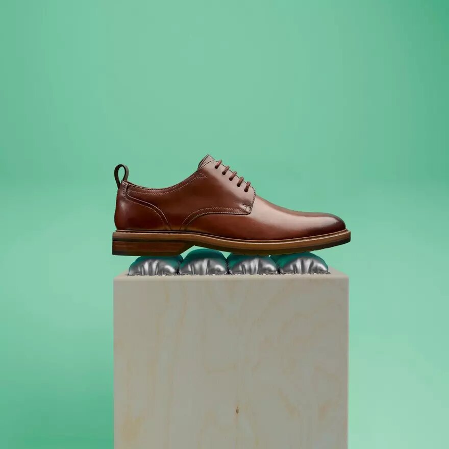 Men’s Aldwin Lace Tan Leather Oxfords Men’s Aldwin Lace Tan Leather Oxfords