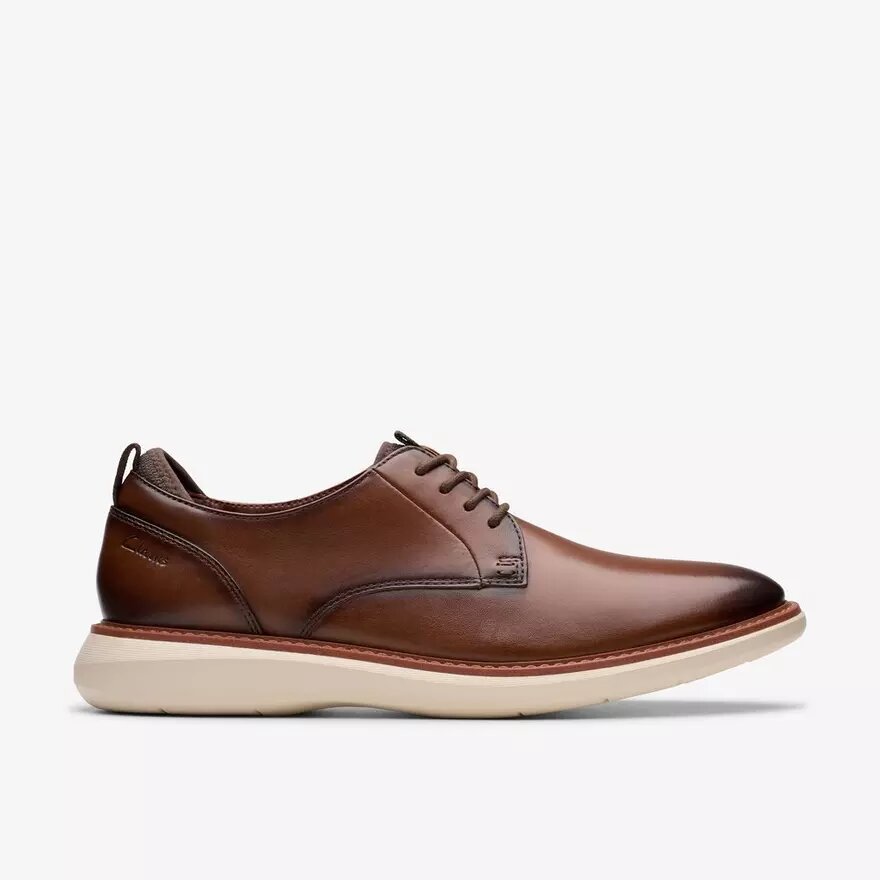 Men’s Brantin Plain Dark Tan Leather Oxfords Men’s Brantin Plain Dark Tan Leather Oxfords