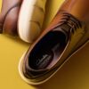 Men’s Brantin Plain Dark Tan Leather Oxfords Men’s Brantin Plain Dark Tan Leather Oxfords