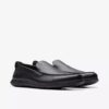 Men’s Flexway Step Black Leather Loafers Men’s Flexway Step Black Leather Loafers