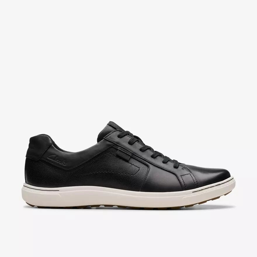 Men’s Mapstone Lace Black Leather Sneakers Men’s Mapstone Lace Black Leather Sneakers