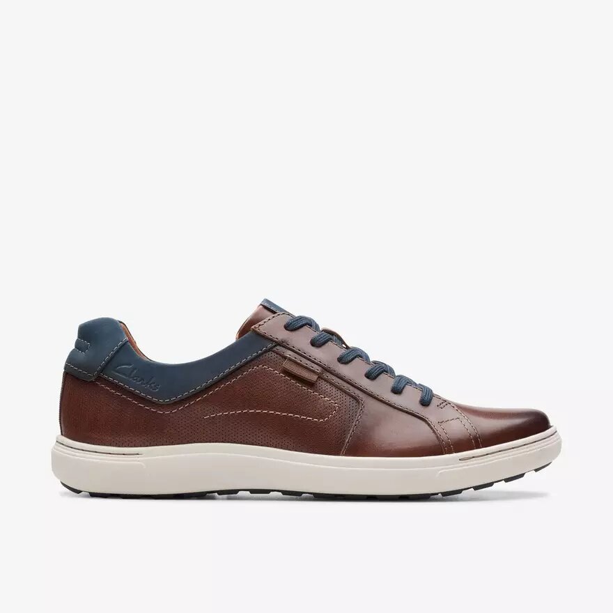 Men’s Mapstone Lace Mahogany Leather Sneakers Men’s Mapstone Lace Mahogany Leather Sneakers
