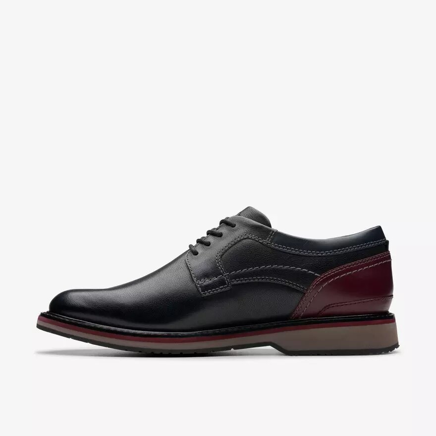 Men’s Monahan Plain Black Leather Oxford Shoes| Clarks Men’s Monahan Plain Black Leather Oxford Shoes| Clarks