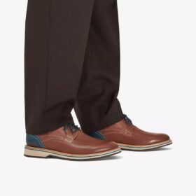 Men’s Monahan Plain Tan Leather Oxford  Shoes| Clarks
