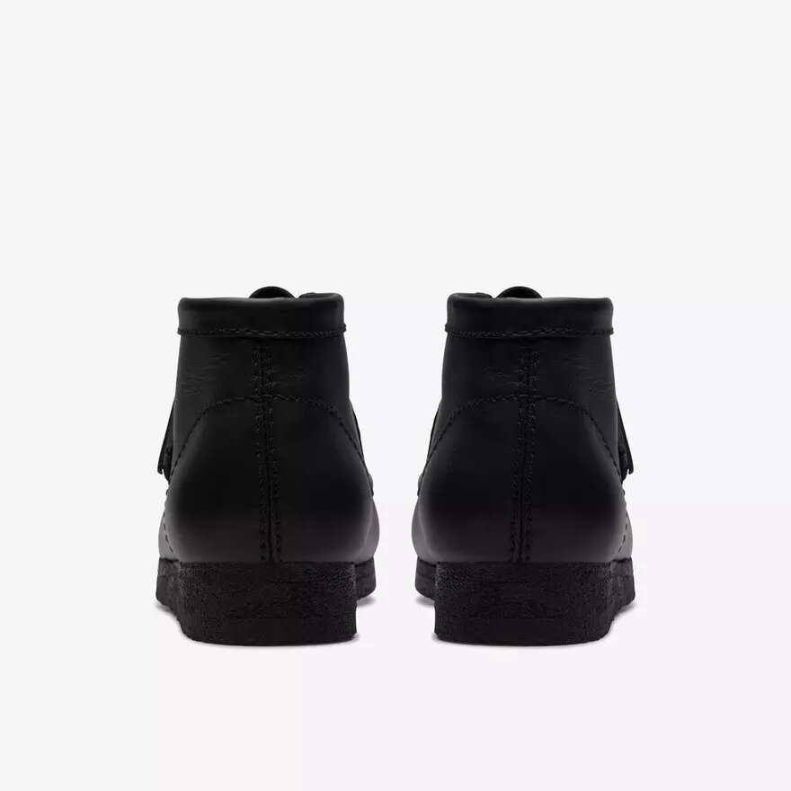 Men’s Wallabee™ Boot Black Leather Boots Men’s Wallabee™ Boot Black Leather Boots