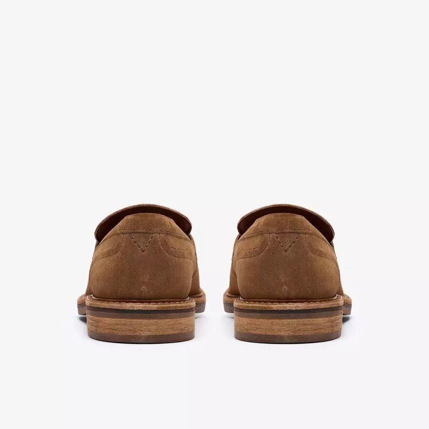 Mens Aldwin Step Tan Suede Loafers Mens Aldwin Step Tan Suede Loafers
