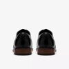Mens Bowburn Tip Black Leather Oxfords