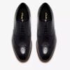Mens Bowburn Tip Black Leather Oxfords