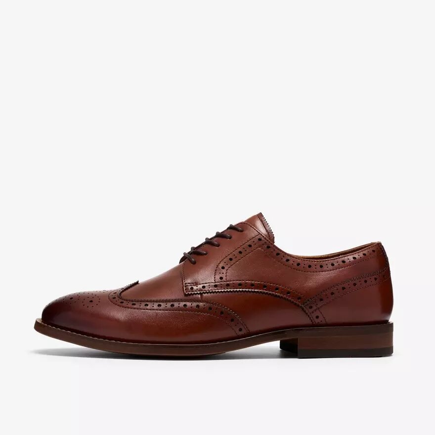 Mens Bowburn Tip Tan Leather Oxford Shoes Mens Bowburn Tip Tan Leather Oxford Shoes