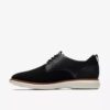 Mens Brantin Plain Black Knit Oxford Shoe Mens Brantin Plain Black Knit Oxford Shoe