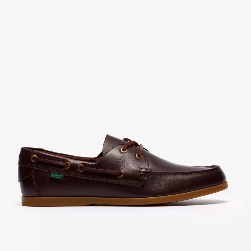 Mens Charmouth Lace Brown Leather Boat Shoes Mens Charmouth Lace Brown Leather Boat Shoes