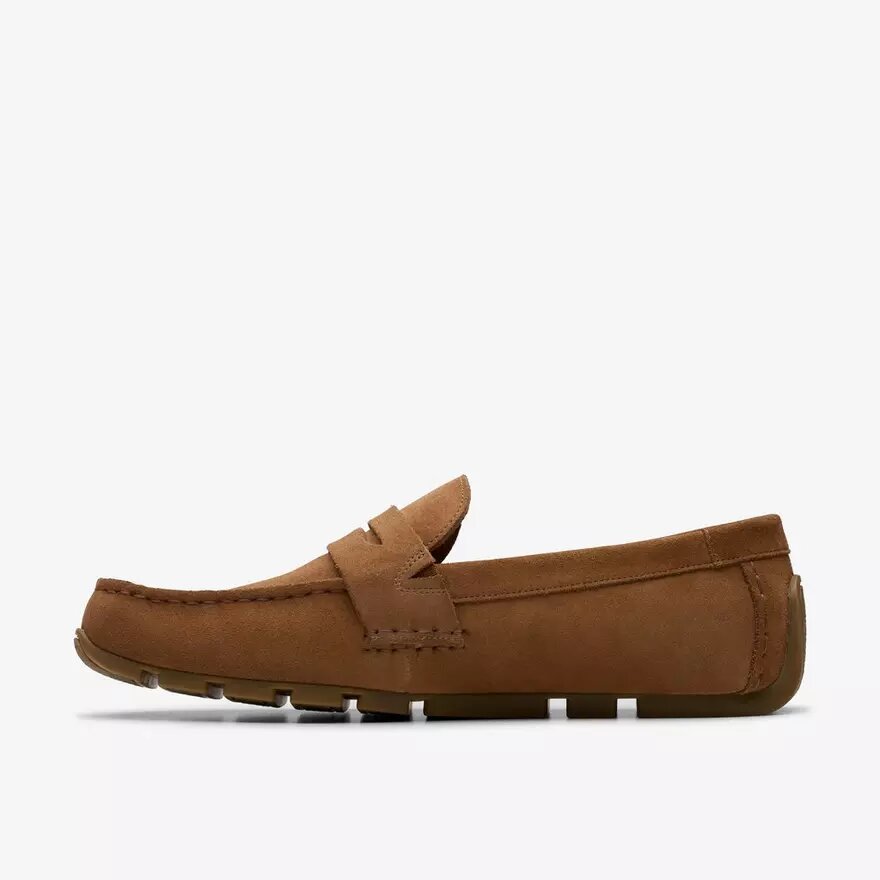 Mens Corsley Bar Cola Suede Loafers Mens Corsley Bar Cola Suede Loafers