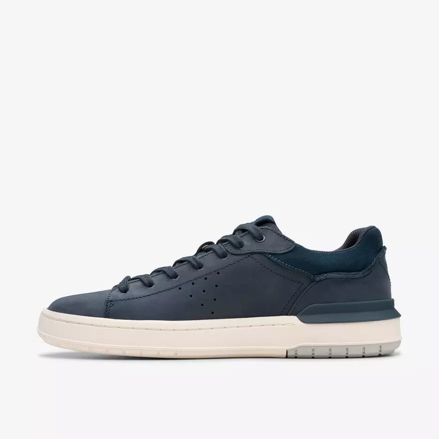 Mens Courtlite2 Run Navy Nubuck Sneakers Mens Courtlite2 Run Navy Nubuck Sneakers