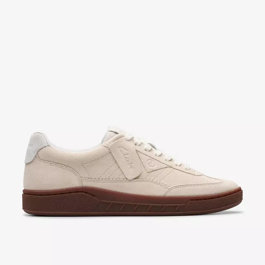 Mens Craft Rally Ace off White Suede Sneakers Mens Craft Rally Ace off White Suede Sneakers