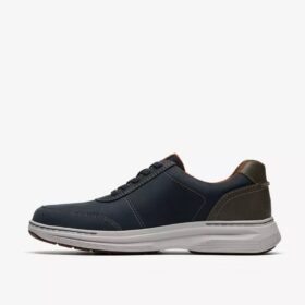 Mens Craftwell Lace Navy Leather Shoes
