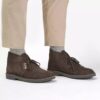 Mens Desert Boot Evo Dark Brown Suede Chukka