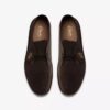 Mens Desert Boot Evo Dark Brown Suede Chukka