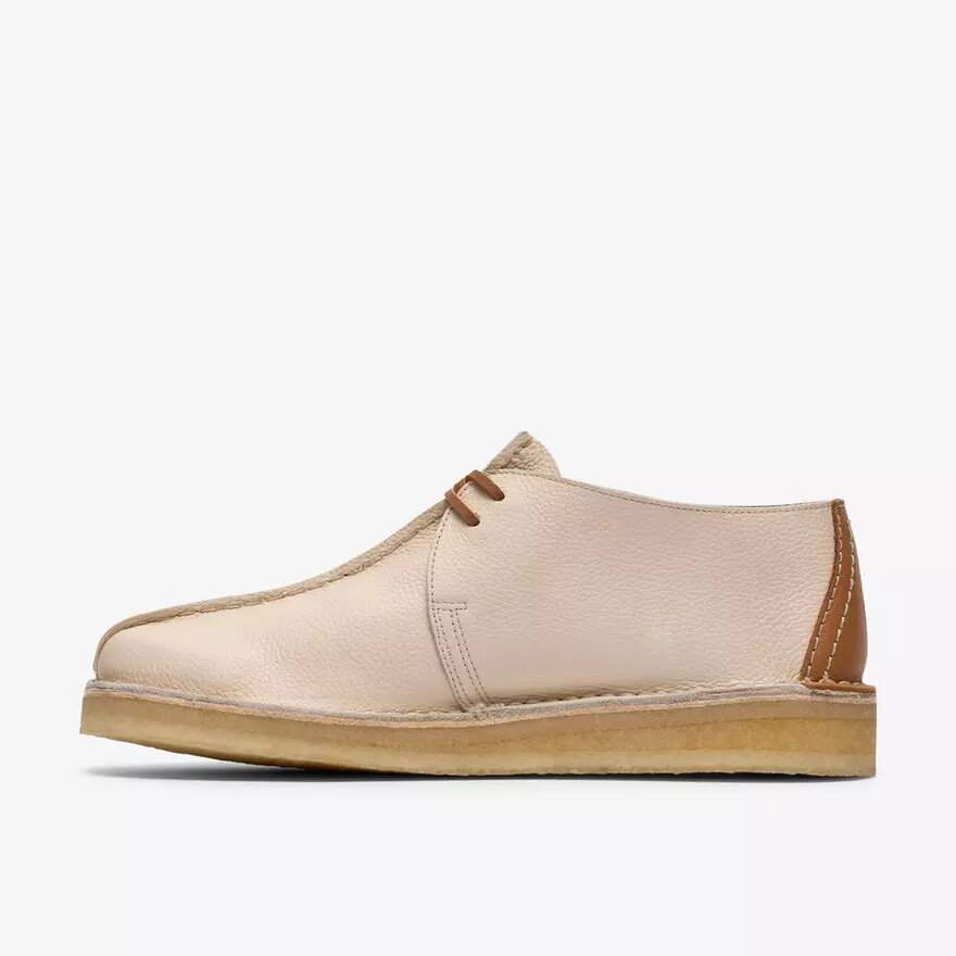 Mens Desert Trek White Combination Leather Desert Trek Mens Desert Trek White Combination Leather Desert Trek