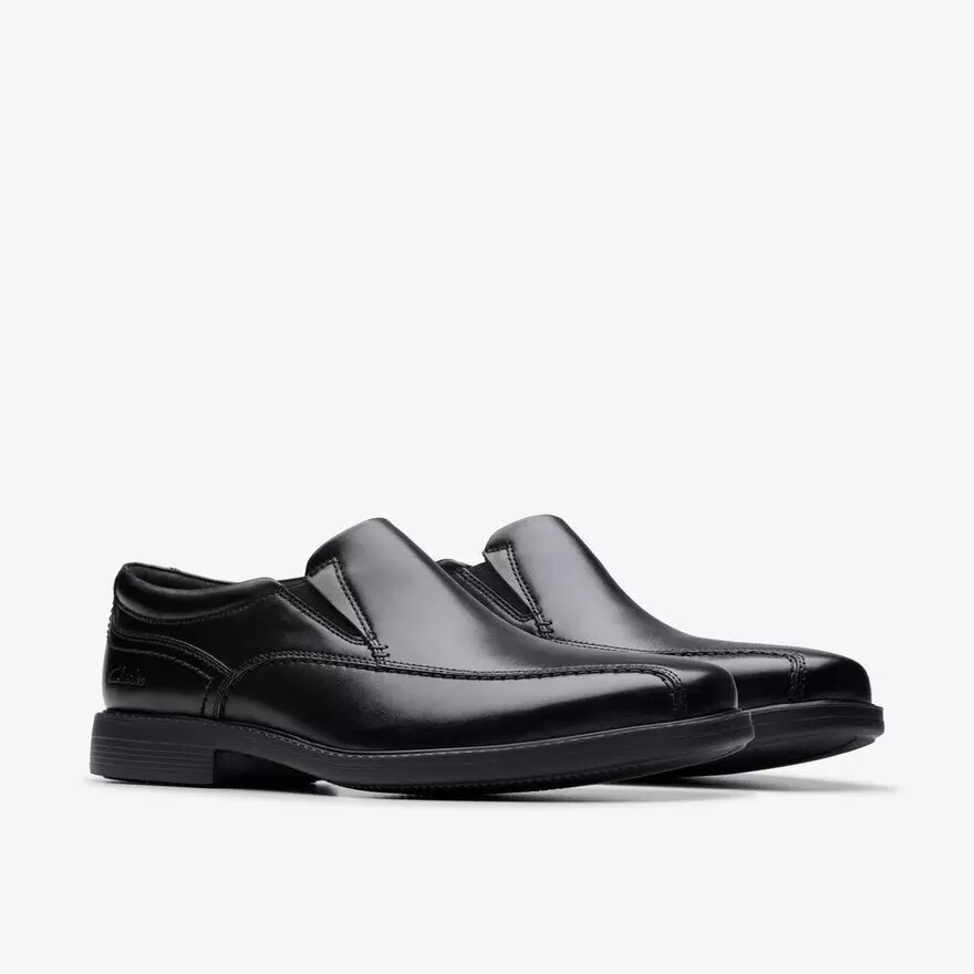 Mens Dresslite Step Black Leather Loafer Mens Dresslite Step Black Leather Loafer