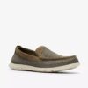 Mens Flexway Step Olive Knit Slip Ons