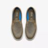 Mens Flexway Step Olive Knit Slip Ons
