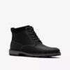 Mens Maplewalk Rise Black Leather Ankle Boots Mens Maplewalk Rise Black Leather Ankle Boots