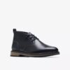 Mens Monahan Chukka Black Smooth Boots Mens Monahan Chukka Black Smooth Boots