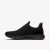 Mens Motion Trek in Black Knit Sneakers Mens Motion Trek in Black Knit Sneakers