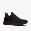 Mens Motion Trek in Black Knit Sneakers Mens Motion Trek in Black Knit Sneakers