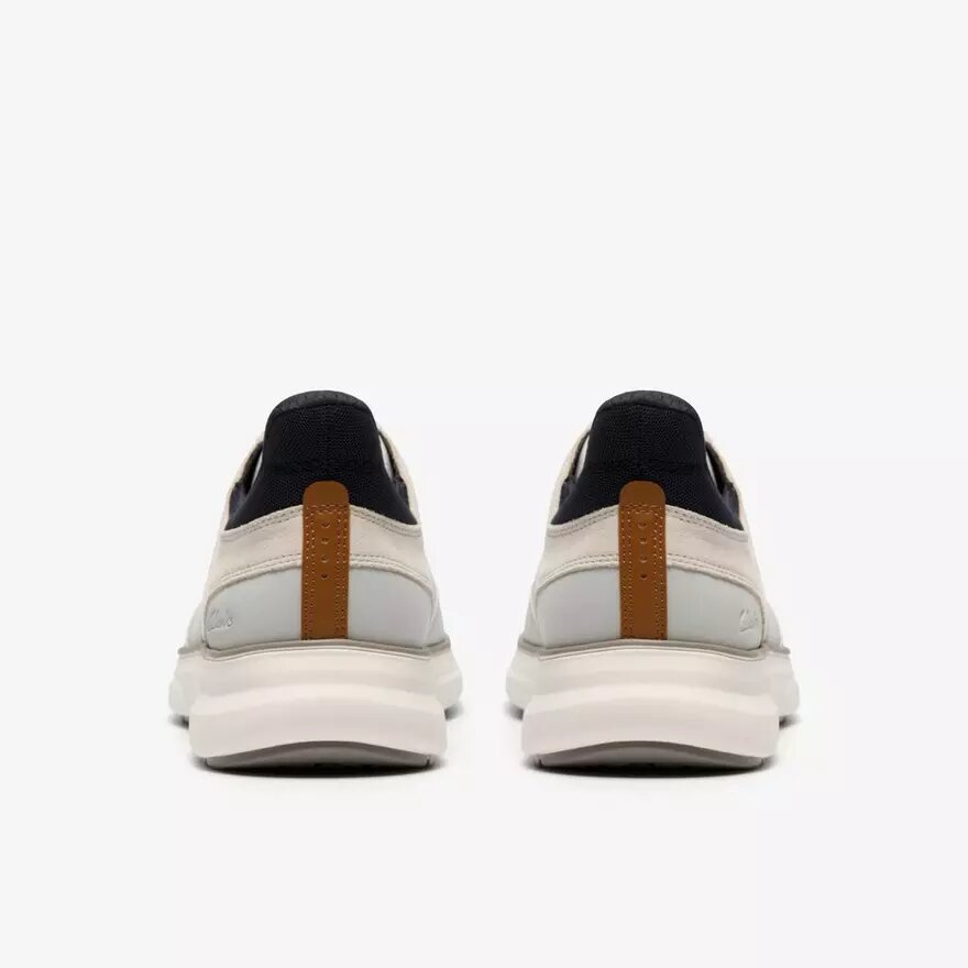 Mens Mullan Easy White Combination Lace up Shoes Mens Mullan Easy White Combination Lace up Shoes
