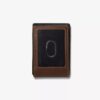 Mens Pebble Wide Money Clip Wallet Brown Us