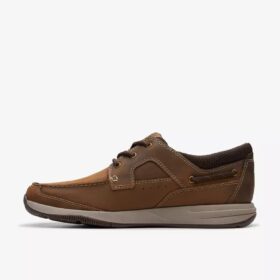 Mens Sailview Lace Beeswax Leather Boat Shoes