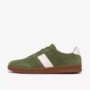 Mens Seco Speed Green Suede Sneakers