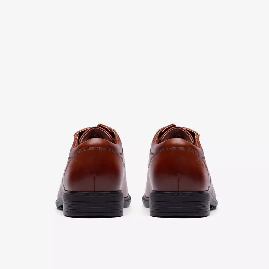 Mens Steadwell Cap Dark Tan Leather Oxfords Mens Steadwell Cap Dark Tan Leather Oxfords