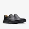 Mens Un Briley Step Black Leather Loafer| Clarks Mens Un Briley Step Black Leather Loafer| Clarks