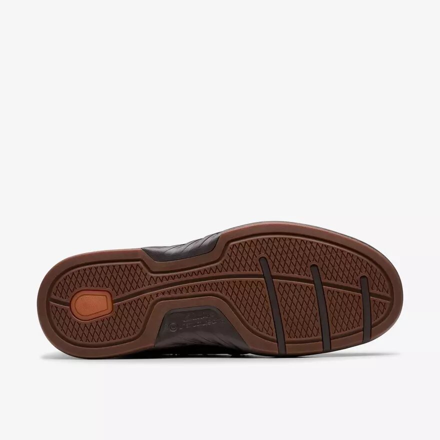 Mens Un Briley Step Mahogany Leather Loafer Shoes| Clarks Mens Un Briley Step Mahogany Leather Loafer Shoes| Clarks