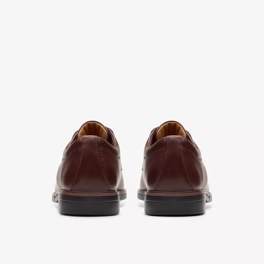 Mens Un Kendric Way Mahogany Leather Oxford Shoes| Clarks Mens Un Kendric Way Mahogany Leather Oxford Shoes| Clarks