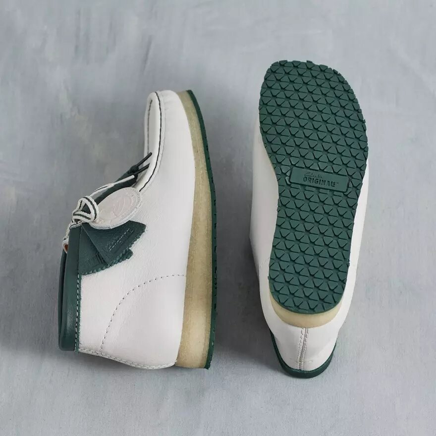 Mens Walla Boot Rb White Leather Wallabees Mens Walla Boot Rb White Leather Wallabees
