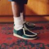 Mens Wallabee Blue/Green Stripe Mens Wallabee Blue/Green Stripe