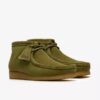 Mens Wallabee Boot Green Suede Wallabees