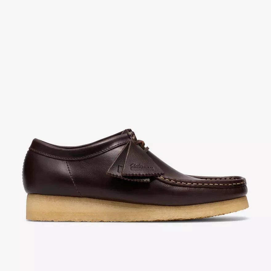 Mens Wallabee Dark Brown Leather Wallabees Mens Wallabee Dark Brown Leather Wallabees