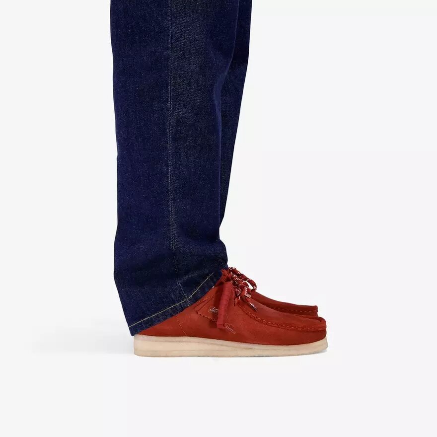 Mens Wallabee Deep Red Suede Mens Wallabee Deep Red Suede